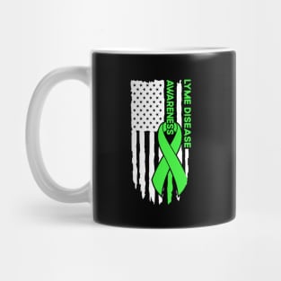 Lyme Disease Awareness Flag Lyme Disease Mug